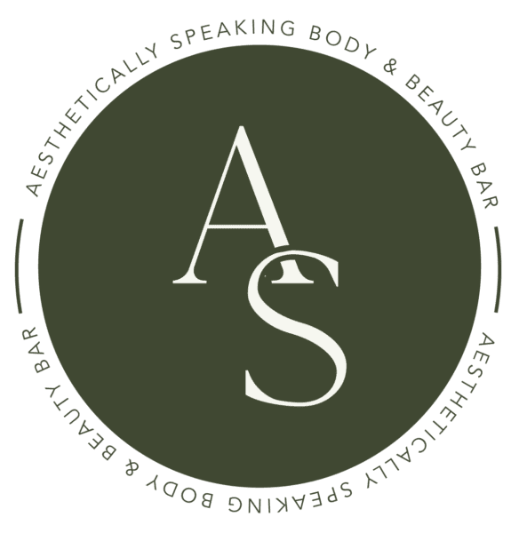 Aesthetically Speaking Body & Beauty Bar Circle Logo example 1 in Reno, Nevada.